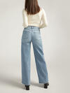 V-Front High Rise Wide Leg Jeans image number 1
