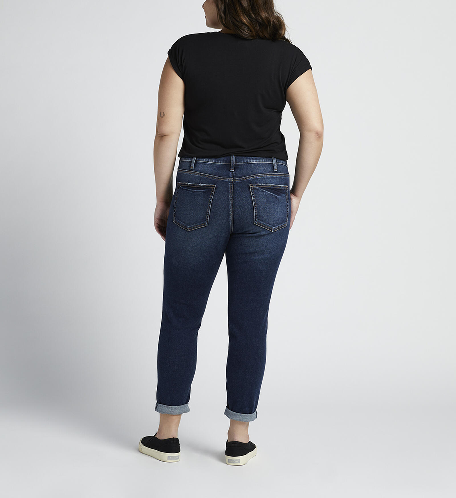 Buy Suki Mid Rise Skinny Jeans Plus Size for CAD 39.00 Silver Jeans