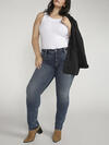 Suki Mid Rise Straight Leg Jeans Plus Size image number 4