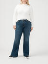 Isbister High Rise Flare Luxe Stretch Jeans Plus Size image number 0
