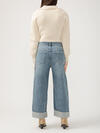 90s Baggy Mid Rise Wide Leg Jeans image number 1