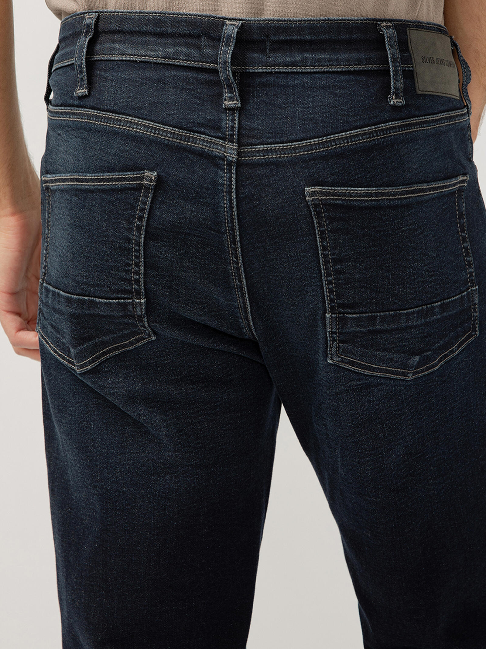 Buy Machray Classic Fit Slim Straight Leg Jeans for CAD 104.00 | Silver ...