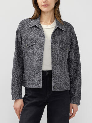 Printed Denim Jacket