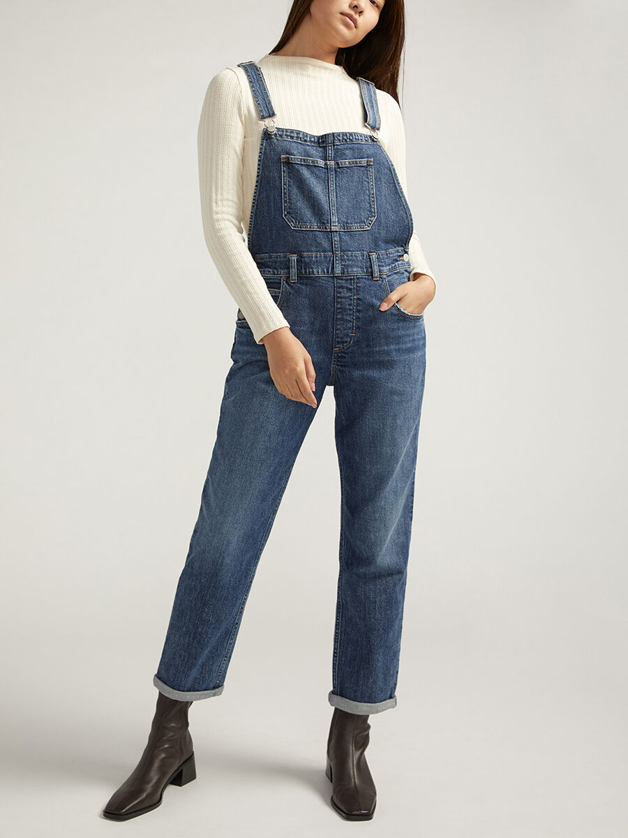 Buy Baggy Straight Leg Overall Jeans for CAD 47.00 | Silver Jeans