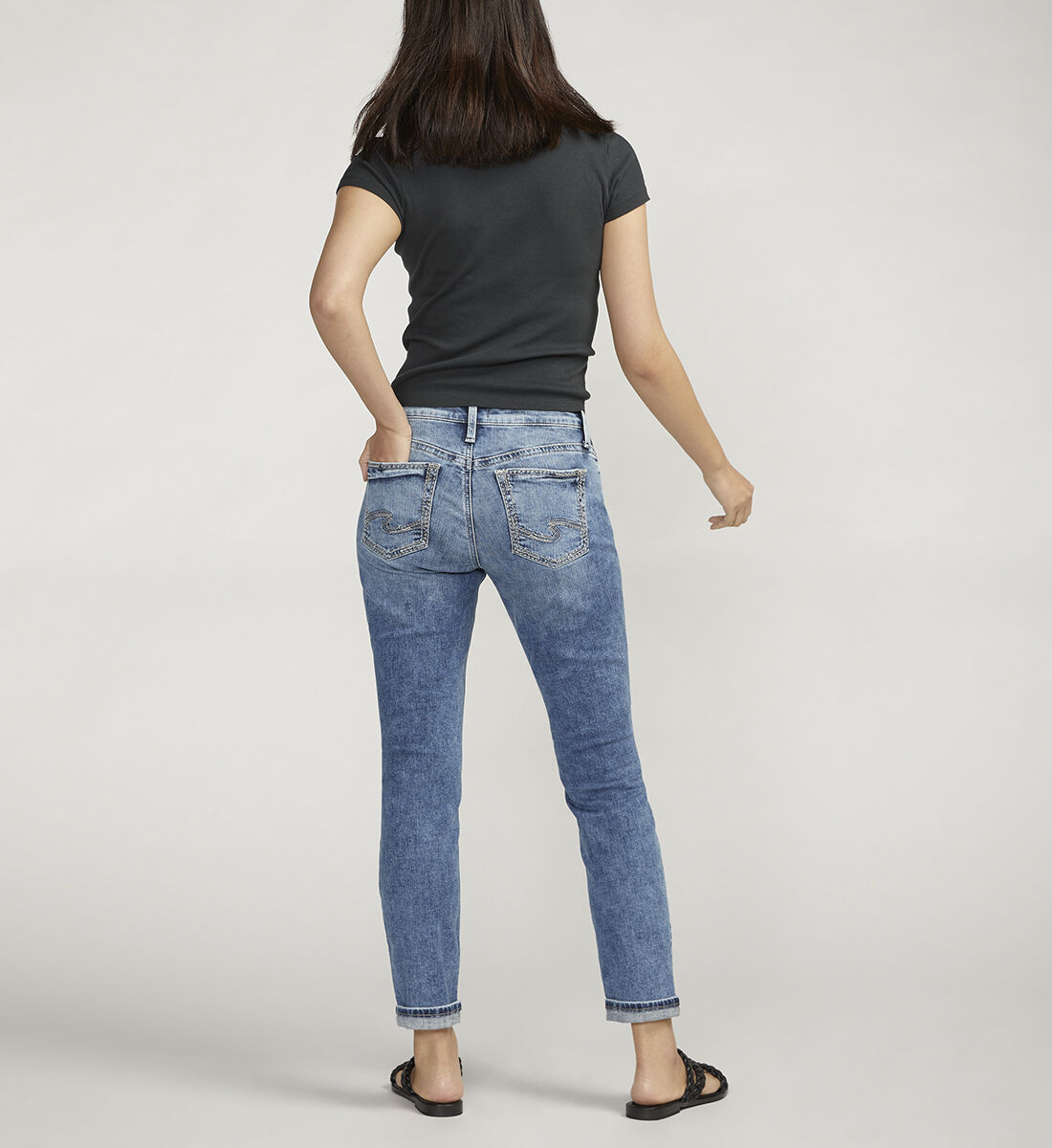 Boyfriend jeans skinny leg hotsell