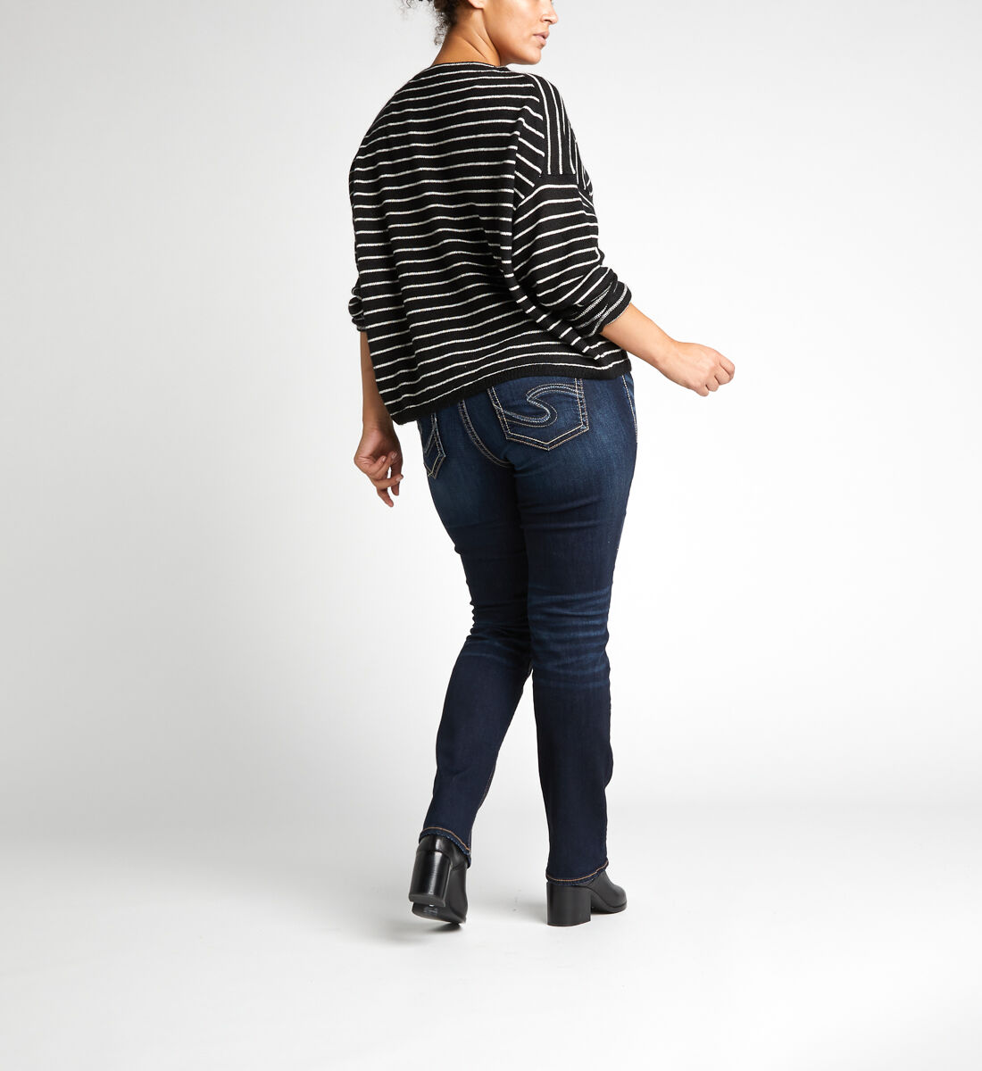 Buy Suki Mid Rise Straight Leg Jeans Plus Size for CAD 100.00