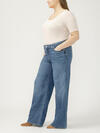 Suki Mid Rise Wide Leg Knit Flex Jeans image number 2