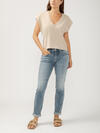 Boyfriend Mid Rise Slim Leg Jeans image number 0