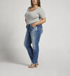 Suki Mid Rise Straight Leg Jeans Plus Size, Indigo, hi-res image number 2