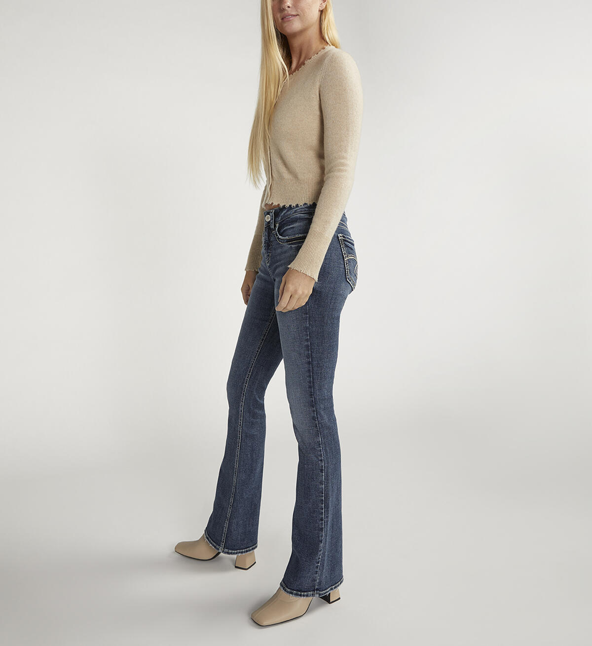 Suki Mid Rise Bootcut Jeans, , hi-res image number 2