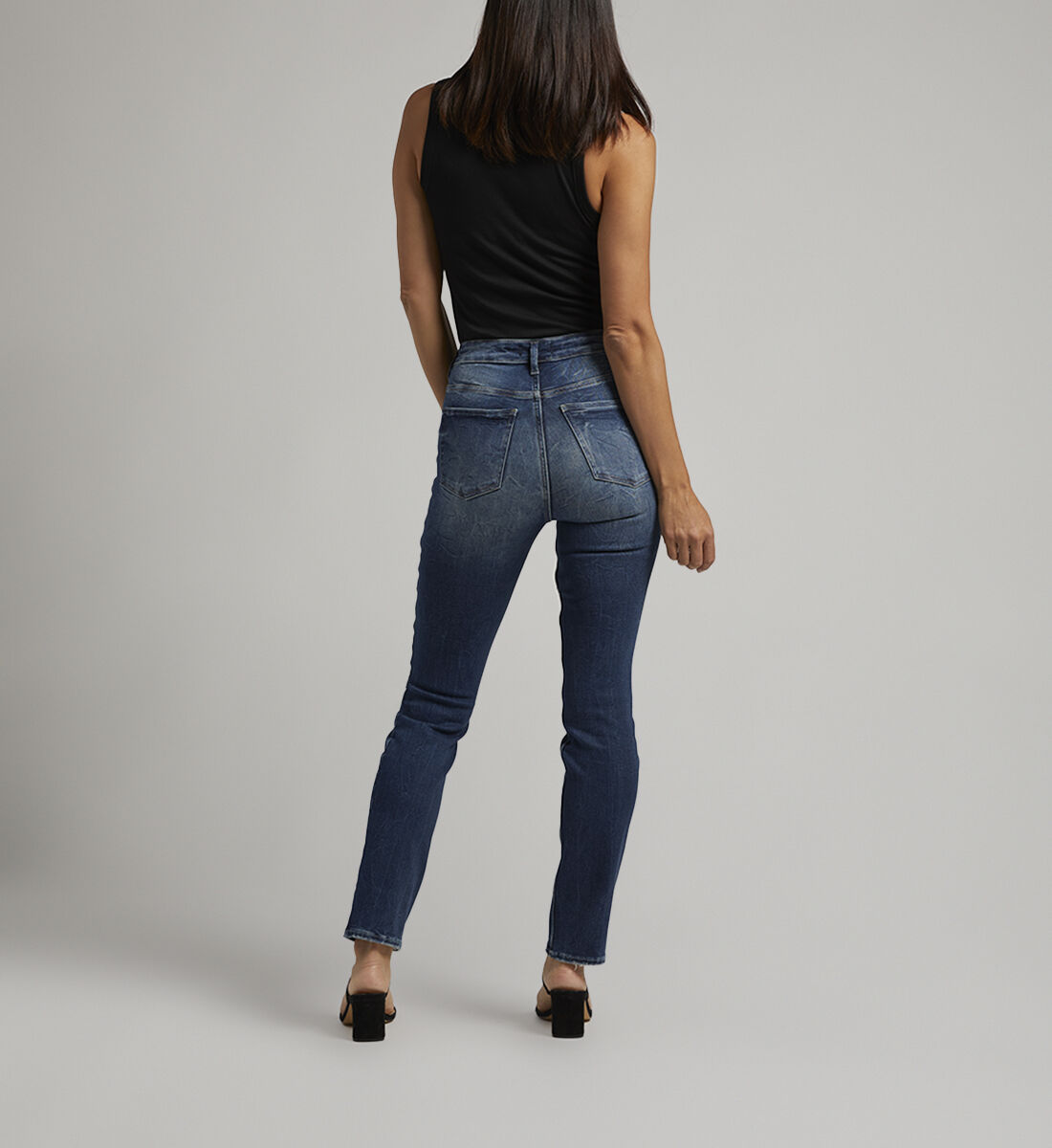 ★TOUT Y EST★ Swing Jeans Off Shoulder 24RCBSX23213IVX RCBS Buy Suki Mid Rise Slim Bootcut Jeans for CAD 114.00 | Silver