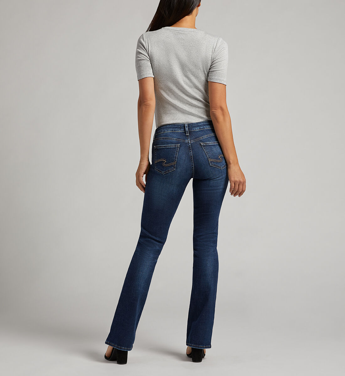 Petite slim bootcut jeans clearance