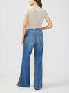 Printed Wide Leg Jeans image number 1