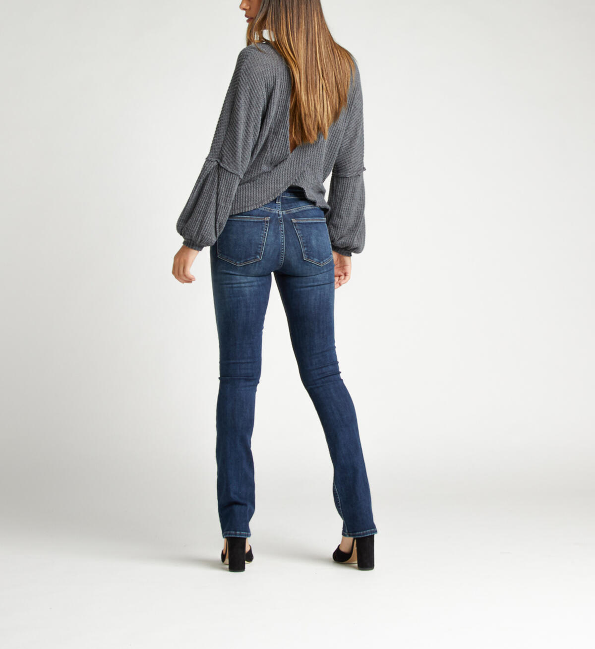 Most Wanted Mid Rise Skinny Bootcut Jeans, , hi-res image number 1