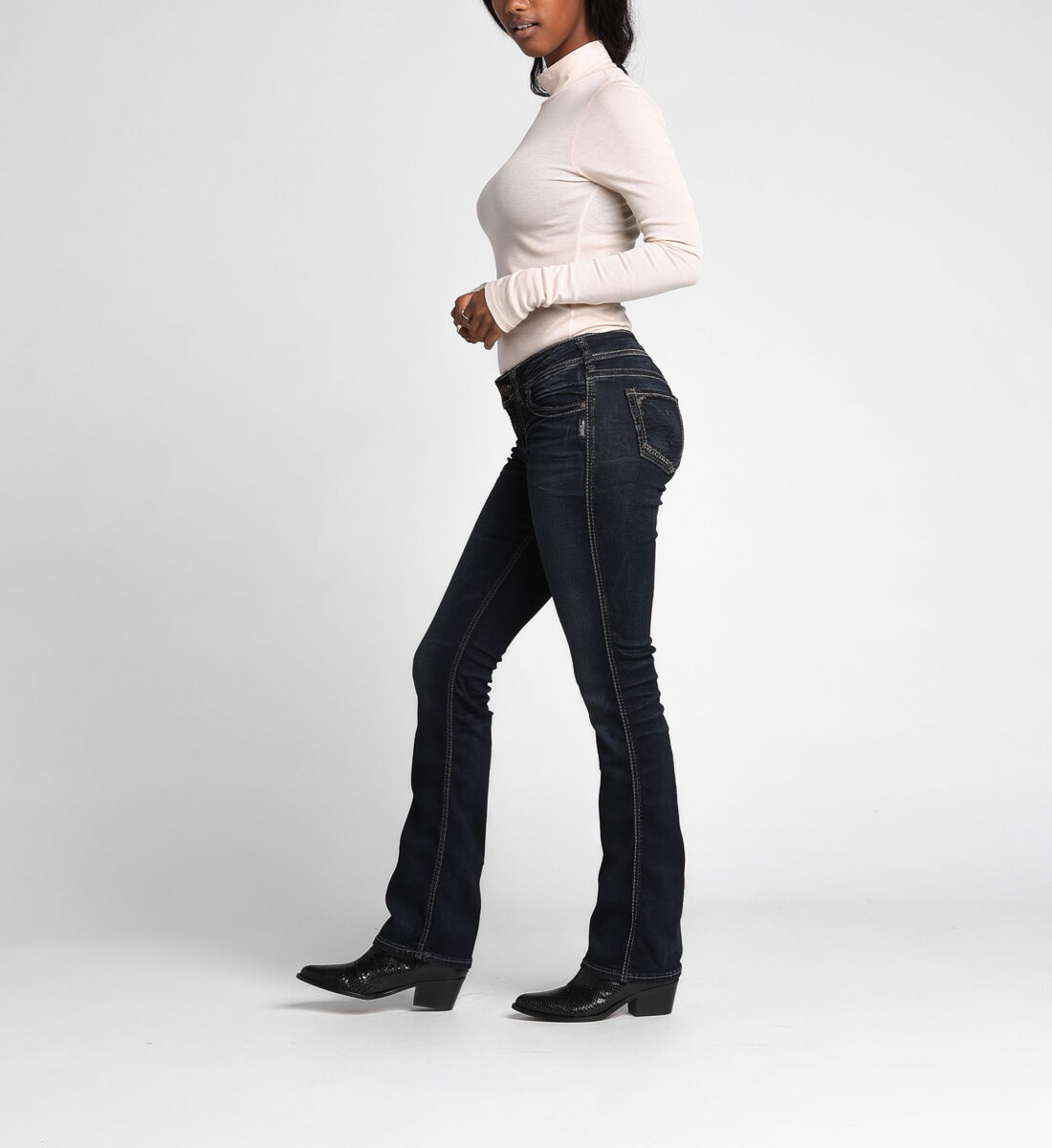 Slim stretch bootcut discount jeans