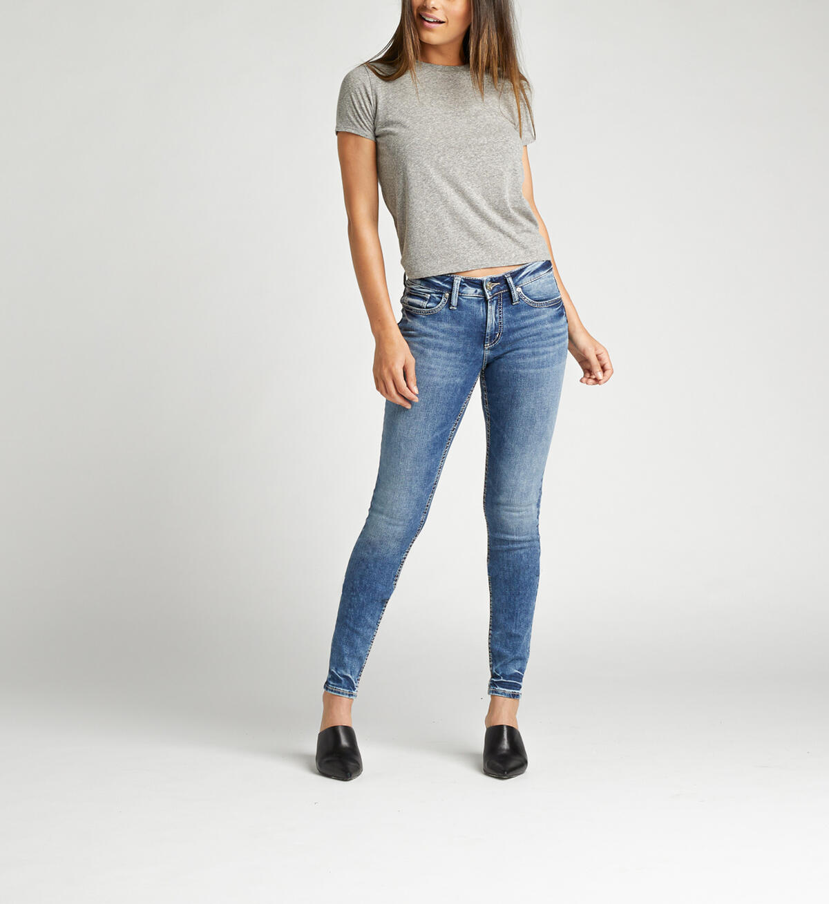 Suki Mid Rise Skinny Jeans, , hi-res image number 3