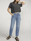 High Rise Straight Leg Carpenter Jeans image number 3