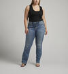Suki Mid Rise Slim Bootcut Jeans Plus Size, Indigo, hi-res image number 0