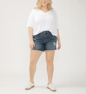 Suki Mid Rise Luxe Stretch Shorts Plus Size