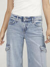Suki Mid Rise Wide Leg Cargo Jeans image number 4