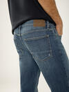 Zac Relaxed Fit Straight Leg Knit Flex Jeans image number 3
