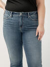 Suki Mid Rise Slim Bootcut Jeans Plus Size image number 3