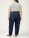 High Rise Arc Leg Jeans Plus Size image number 1
