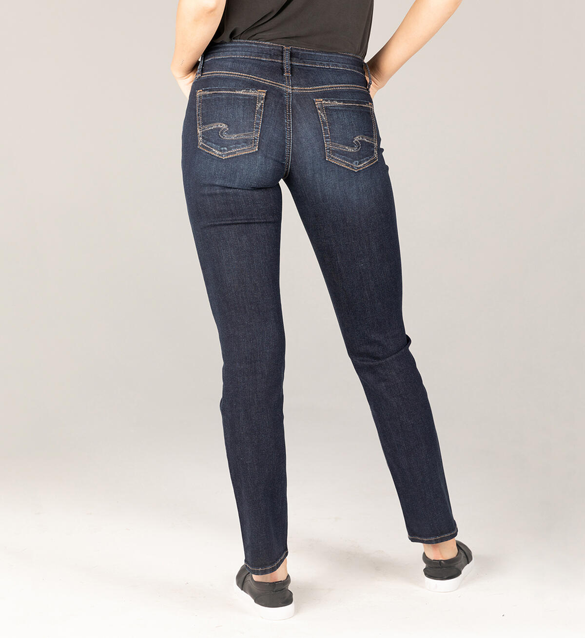Suki Mid Rise Straight Leg Jeans, , hi-res image number 1