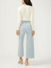 Avery High Rise Wide Leg Cropped Jeans image number 1
