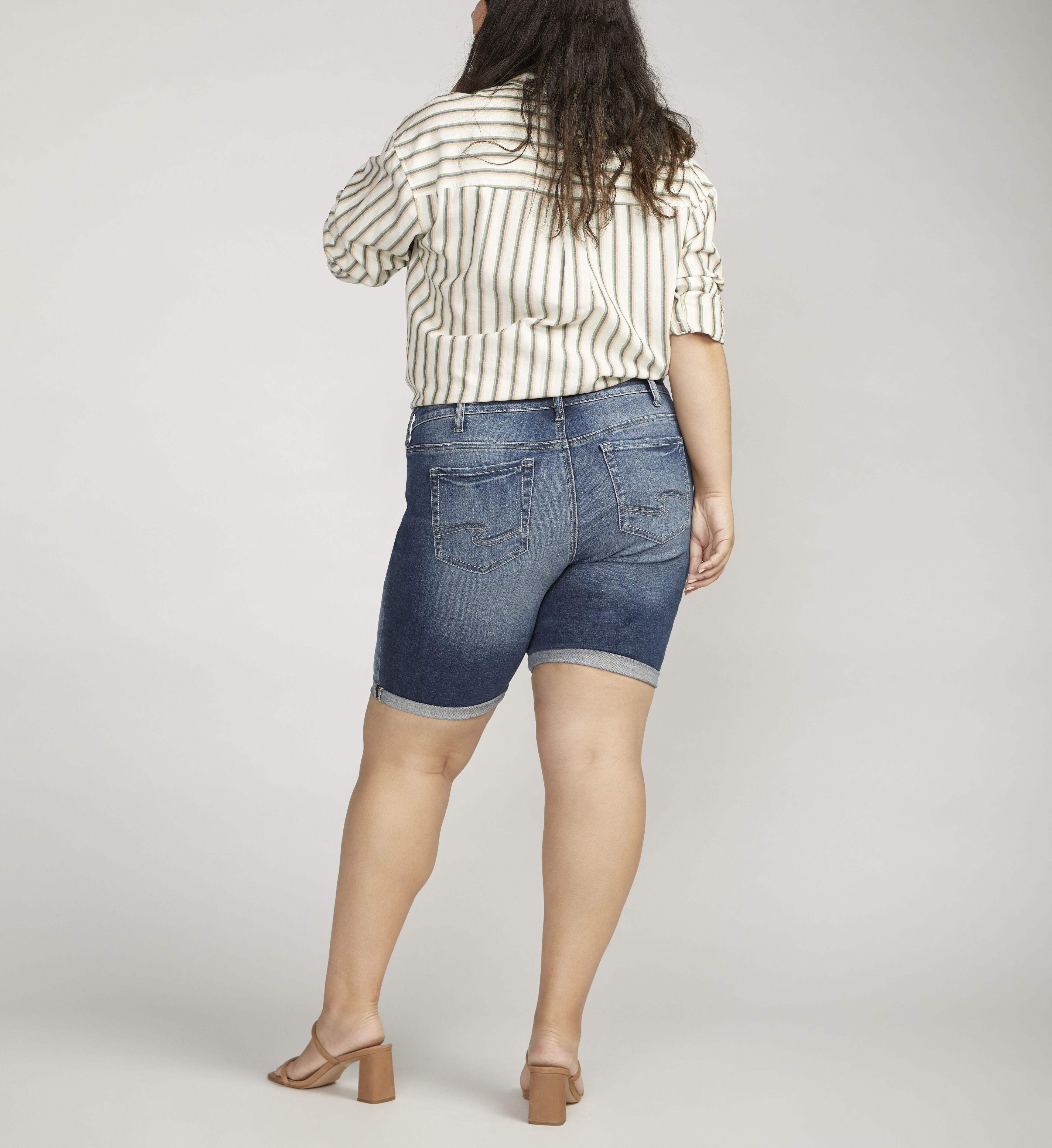 Women's plus size bermuda sale shorts