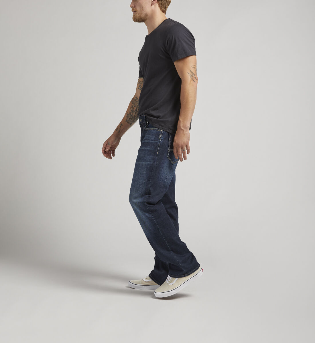 Buy Grayson Classic Fit Straight Leg Jeans for CAD 124.00 Silver