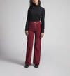 Highly Desirable High Rise Trouser Leg Pants, Wine, hi-res image number 0