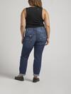 Boyfriend Mid Rise Slim Leg Jeans Plus Size image number 1