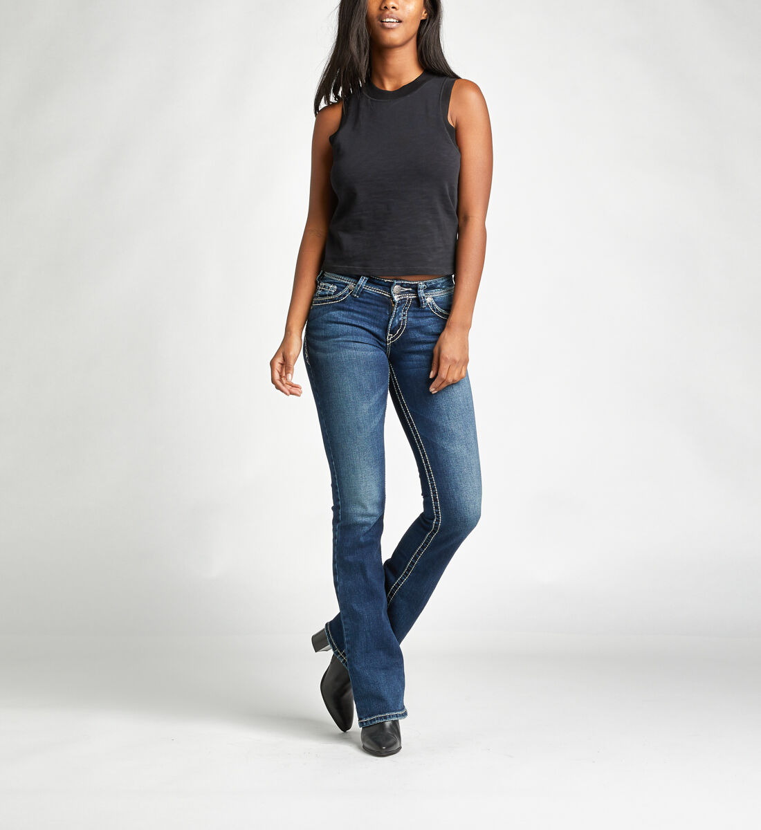 Silver suki slim boot hot sale