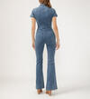 70s Flare Leg Denim Jumpsuit, , hi-res image number 1