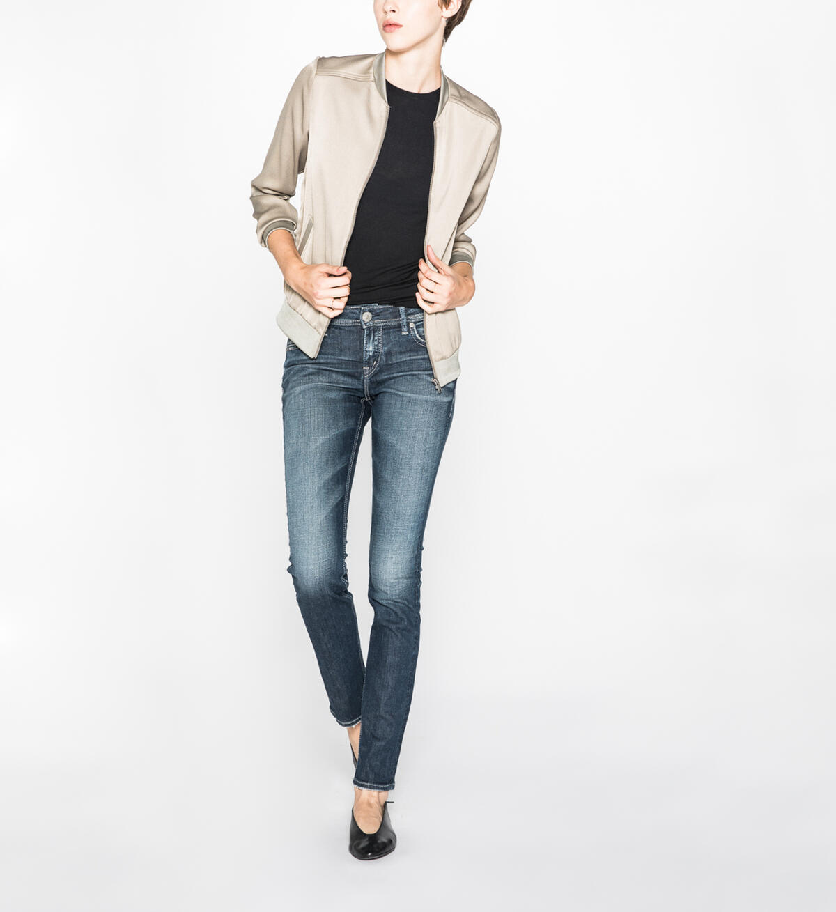 Elyse Straight Dark Wash, , hi-res image number 0