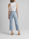 Patch Pocket High Rise Wide Leg Jeans image number 1