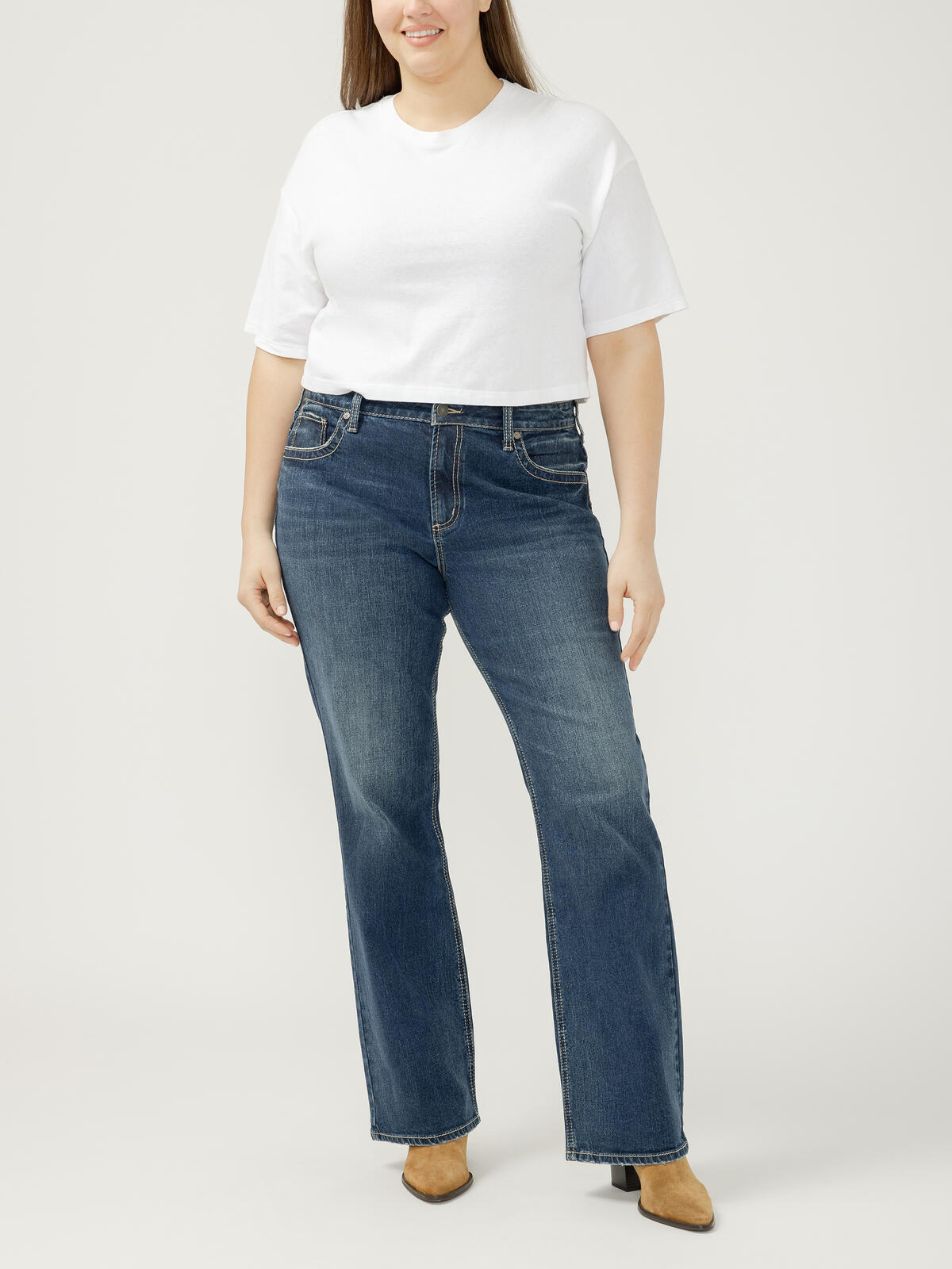 Avery High Rise Bootcut Jeans image number 0