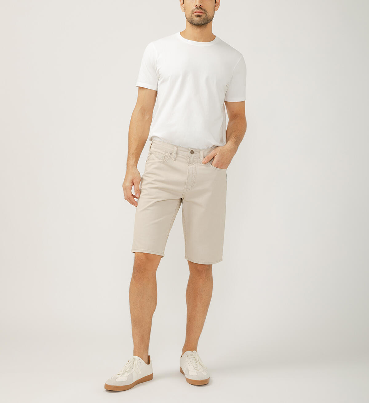 Zac Relaxed Fit Shorts, Grey, hi-res image number 0