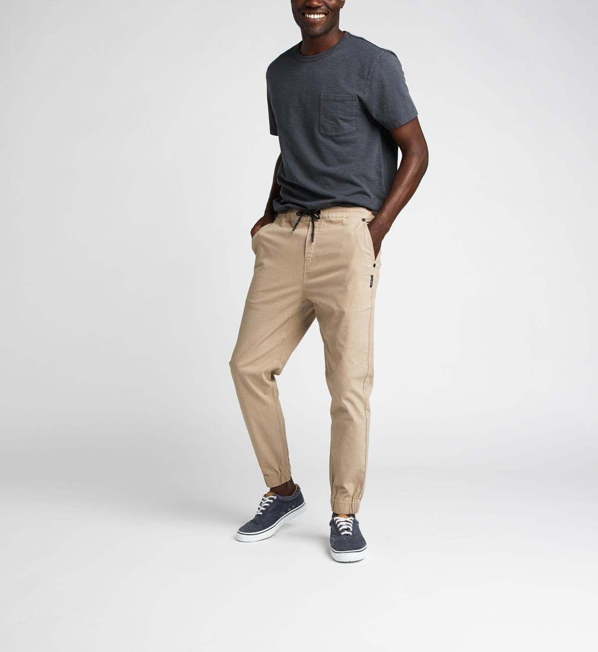Fowler Color Wash Jogger Final Sale, Khaki, hi-res image number 0