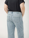 90s Relaxed Mid Rise Straight Leg Jeans Plus Size image number 4