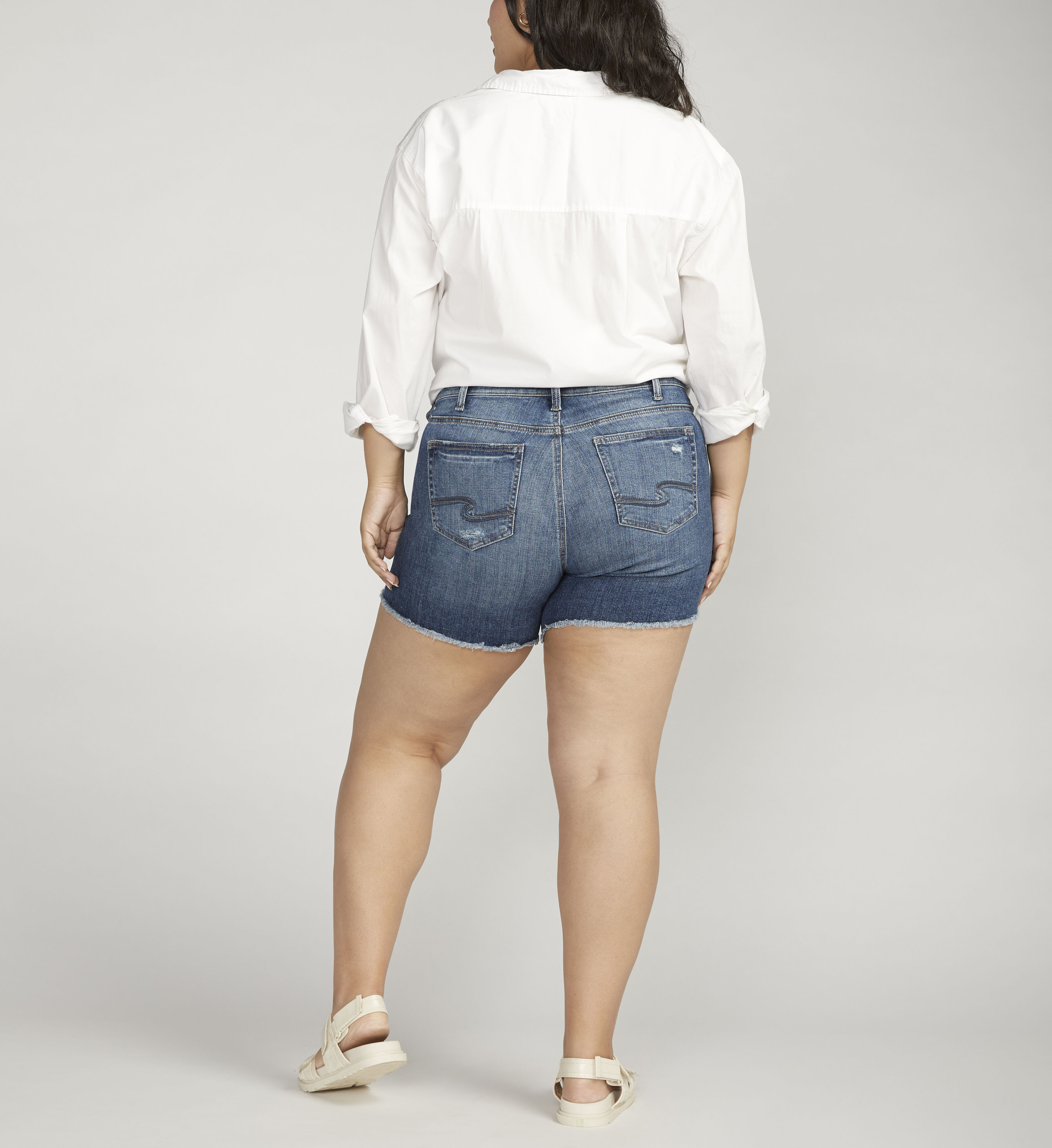 Plus deals jean shorts