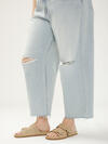 Be Easy High Rise Wide Leg Cropped Jeans Plus Size image number 3