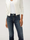 Elyse Mid Rise Slim Bootcut Jeans image number 3
