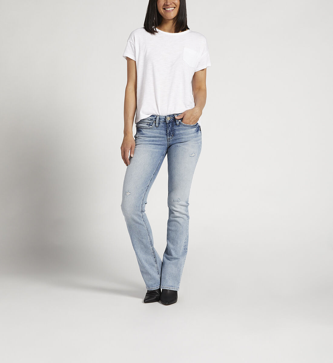 Bootcut low rise jeans 2025