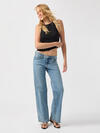 Loose & Low Straight Leg Jeans image number 5