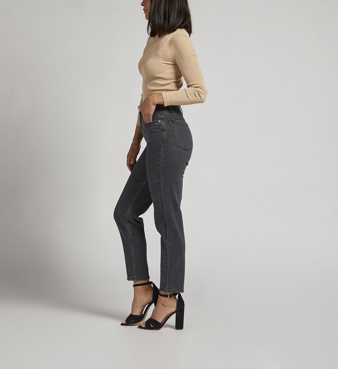 Black shop silver jeans