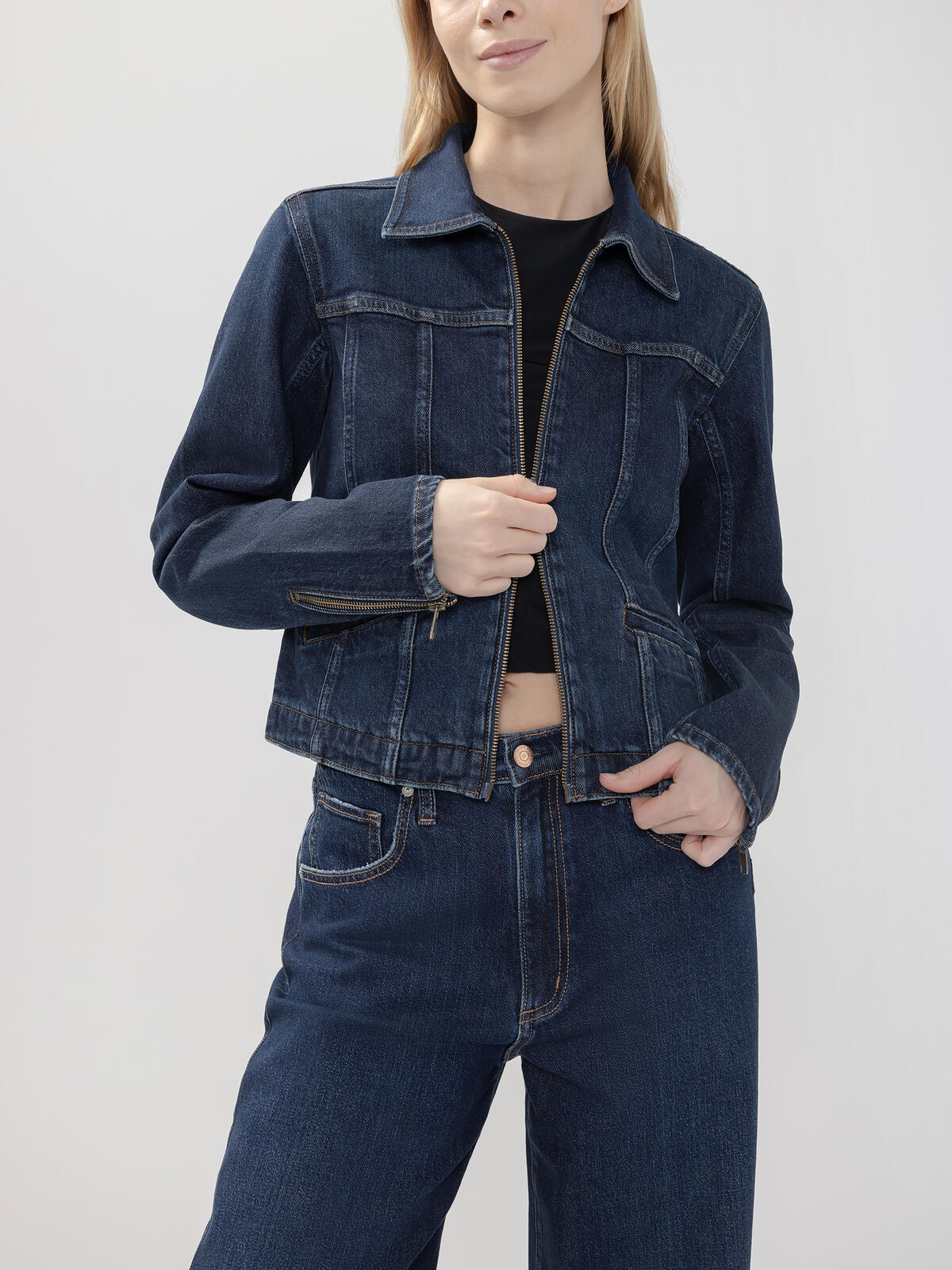 Denim Motto Jacket image number 0