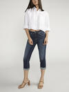 Suki Mid Rise Luxe Stretch Capri image number 0