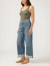 Be Easy High Rise Cropped Wide Leg Jeans image number 2